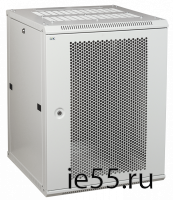 ITK Шкаф LINEA W 18U 600x600 мм дверь перфорированная, RAL7035