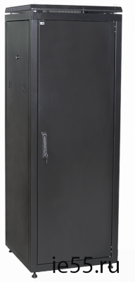 ITK Шкаф сетевой 19" LINEA N 47U 600х1000 мм металлическая передняя дверь черный