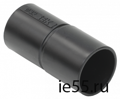 Муфта труба-труба GI32G IEK черный