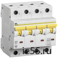Выкл. авт. ВА47-60M 4Р 6А 6кА С IEK