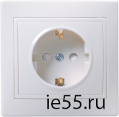 РСш10-3-КБ Роз. 1мес. c з/к с з/ш 16А кер. КВАРТА бел. IEK