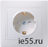 РСш10-3-КБ Роз. 1мес. c з/к с з/ш 16А кер. КВАРТА бел. IEK