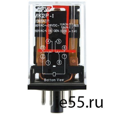 Реле промежуточное 3SJ5 2P-1 (MK2P-I)   DC  24 V Э