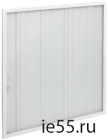 Светильник светодиодный ДВО 6560-P 36Вт 6500К 595х595х20 призма IEK