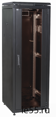 ITK Шкаф сетевой 19" LINEA N 47U 600х1000 мм стеклянная передняя дверь черный
