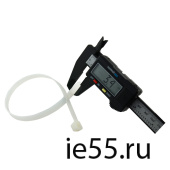 Стяжка пластиковая(хомут нейлоновый) 370х3,4 мм белый  уп. 100 шт ЭНЕРГИЯ