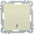 ВС10-1-2-Б Выключатель 1 клав. прох. 10А BOLERO кремовый IEK