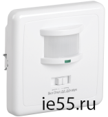 Датчик движения ДД 035 белый, макс. нагрузка 500Вт, угол обзора 140град., дальность 12м, IP20, ИЭК