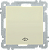 ВС10-1-3-Б Выключатель 1 клав. пер. 10А BOLERO кремовый IEK
