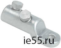 Медно-алюминиевый механический наконечник со срывными болтами АММН 70-240 до 35 кВ IEK