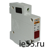 Лампа сигнальная красная C45D на DIN-рейку ЭНЕРГ