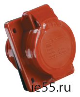Розетка стац. скрытая ССИ-415 3Р+Е+N 16А 380-415В IP44 IEK