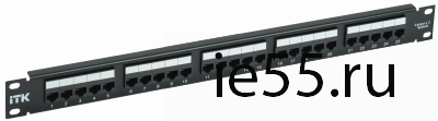 ITK 1U телефонная патч-панель кат. 3 25 портов 110 IDC