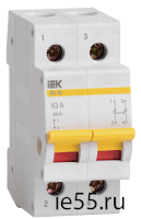 Выключатель нагрузки (мини-рубильник) ВН-32 2Р  20А ИЭК