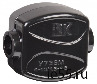 Зажим ответвительный У-739М (4-10/1,5-2,5 мм²) IP20 IEK