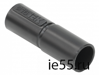 Муфта труба-труба GI16G IEK черный