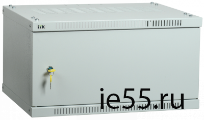 ITK Шкаф LINEA WE 6U 550x350мм дверь металл серый