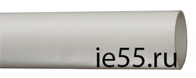 Труба гладкая жесткая ПВХ d50 ИЭК серая (15м),3м