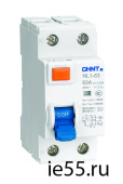 Устройство защитного отключения(УЗО) NL1-100 S 4P 63A 300mA 10kA тип AC (R) (CHINT)