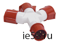 Адаптер трехлучевой ССИ-1013-214 3Р+РЕ 16А 380-415В IP44 ИЭК