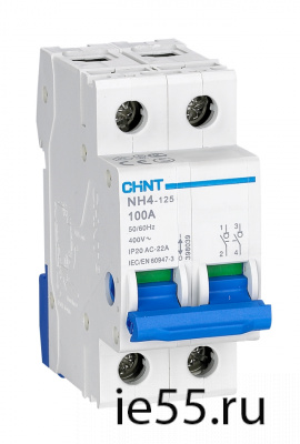 Выключатель нагрузки NH4 2P 32A (CHINT)