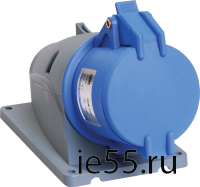Розетка стационарная ССИ-123 32А-6ч/200-250В 2Р+РЕ IP44 MAGNUM ИЭК