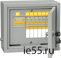 Щиток распределительный ОЩВ-3-63-6-0 36 УХЛ4 IP31