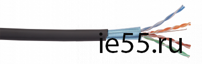 ITK Витая пара F/UTP кат.5E 4х2х24AWG LDPE черный (305м)
