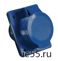 Розетка стац. скрытая ССИ-423 2Р+Е 32А 200-250В IP44 IEK