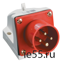 Вилка стационарная ССИ-524 3Р+РЕ 32А 380-415В IP44 IEK