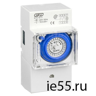 Суточный таймер SYN 161H 220V AC ЭНЕРГИЯ