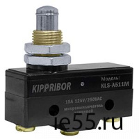 Концевой выключатель KLS-A5.11M 1НО+1НЗ, Iном.=3 А 125/250 VAC (AC-15), Ith=10 А, 1,6 млн циклов
