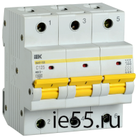 Автоматический выключатель ВА47-150 3Р 125А 15кА х-ка C IEK