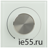 Диммер поворотный DALI (Broadcast) 125мА стекло белый IEK