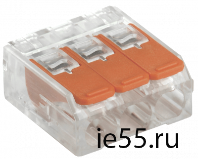 Строительно-монтажная клемма СМК 223-413 (4шт/упак) IEK