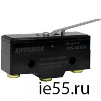 Концевой выключатель KLS-A5.15X 1НО+1НЗ, Iном.=3 А 125/250 VAC (AC-15), Ith=10 А, 1,6 млн циклов