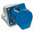 Розетка стационарная ССИ-133 2Р+РЕ 63А 200-250В IP54 IEK