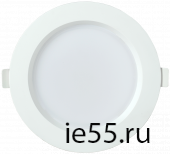 Светильник LED ДВО 1702 белый круг 12Вт 4000K IP40 IEK