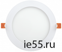 Светильник ДВО 1607 белый, круг LED 18Вт 4000 IP20 IEK