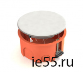 Коробка распаячная  для  скрытого монтажа в полых стенах  D80мм х 40мм (с пластиковыми за 101003298