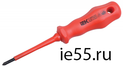 Отвертка шлицевая Profi 5.5х125мм 1000В IEK