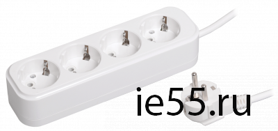 Удлинитель У04 4 места 2Р+РЕ/3.0 метра 3х1мм2 16А/250В CLASSIC IEK