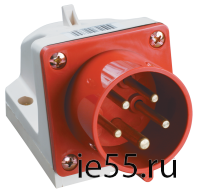 Вилка стационарная ССИ-525 3Р+РЕ+N 32А 380-415В IP44 IEK