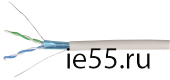 ITK Витая пара F/UTP кат.5E 2х2х24AWG PVC серый (500м)