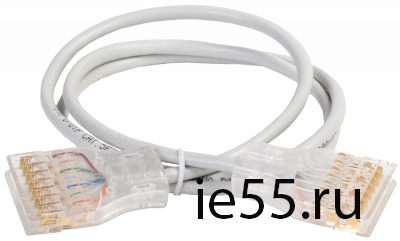 ITK Патч-корд 110-110 4 пары, кат.5Е, 2м, серый