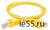 ITK Коммутационный шнур (патч-корд), кат.5Е UTP, 2м, желтый