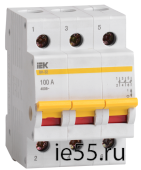 Выключатель нагрузки (мини-рубильник) ВН-32 3Р  63А ИЭК