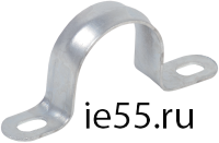Скоба металл.двухлапковая d10-11мм
