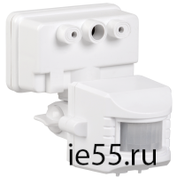 Датчик движения ДД 019 белый, макс. нагрузка 1100Вт, угол обзора 120град., дальность 12м, IP44, ИЭ