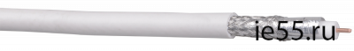 ITK Каб. коаксиальный RG11, 75 Ом, FPE, ПВХ, бел. (305м)